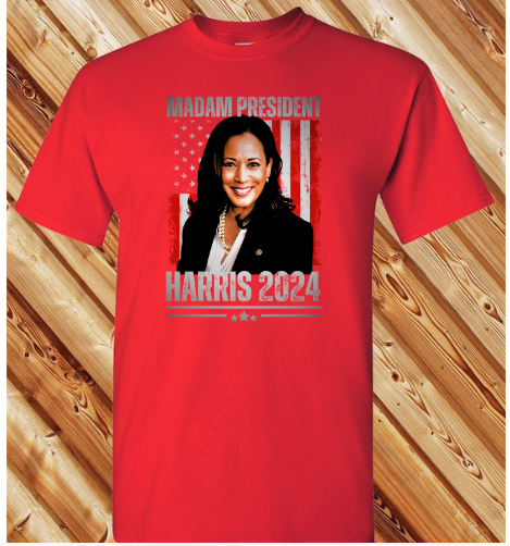 Madam President 2024 t-shirt for men and women