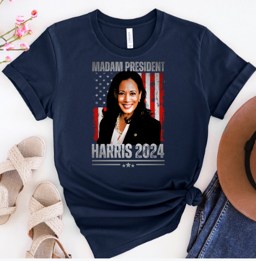 Madam President 2024 t-shirt for men and women