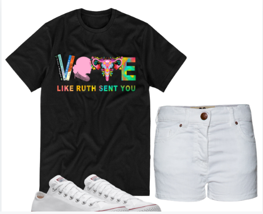 VOTE like Ruth sent you graphic t-shirt