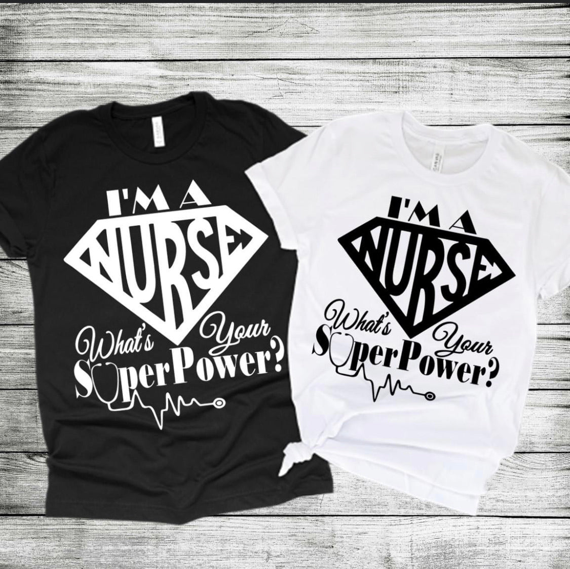 Super Power Nurse Unisex T-shirt for Men and Women